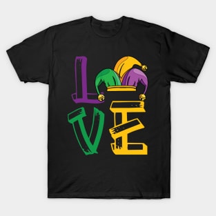 Mardi Gras Love Gift T-Shirt